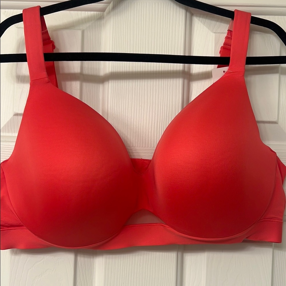 Vibrant hot pink Full Coverage T-Shirt Bra 44D